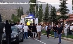 İspir Maden Köprübaşı Mahallesi sakinleri, yolda gerekli önlemlerin alınmasını istiyor