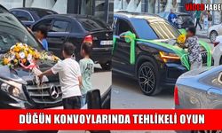 Muş'ta düğün konvoylarında tehlikeli oyun: Çocuklar gelin arabalarının önüne atlıyor