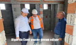 Digor Başköy'de yeni cami inşaatı devam ediyor