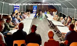 Başkan Ulutaş, Kültür Mahallesi’nde vatandaşların taleplerini dinledi