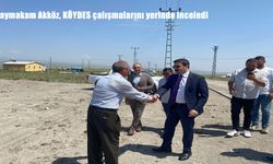 Kaymakam Akköz, Arpaçay'daki KÖYDES Projelerini yerinde denetledi