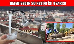 Muş Belediyesi’nden su kesintisi duyurusu