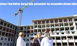 Malatya Yeni Adliye Sarayı’nda kaba inşaat tamamlandı, iç mekân çalışmaları devam ediyor