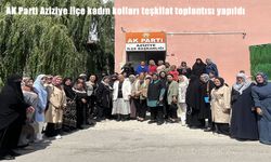 AK Parti Aziziye İlçe Kadın Kolları toplantısı yapıldı