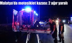 Malatya Yeşilyurt’ta motosiklet kazası: 2 ağır yaralı