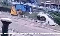 Mert Irmağı’na düşen aracın görüntüleri ortaya çıktı: 3 kişi ölümden dönmüştü