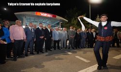 MHP’li Yalçın, Erzurum’da partililer tarafından karşılandı