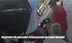 Diyarbakır’da akaryakıt istasyonunda yangın: Facianın eşiğinden dönüldü