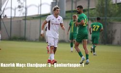 Elazığspor, hazırlık maçında Şanlıurfaspor’u 3-1 yendi