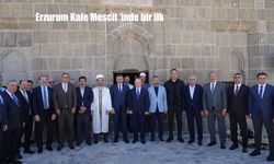 Erzurum Kale Mescidi’nde yıllar sonra cuma namazı