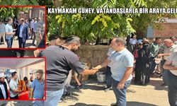 Hasköy Kaymakamı Güney, cuma namazından sonra vatandaşlarla bir araya geldi