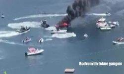 Bodrum Gündoğan Koyu’nda tekne yangını: 1 kişi kurtarıldı