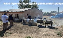 Kars’ta 78 yaşındaki aşçı, 30 yıldır düğün yemekleri hazırlıyor