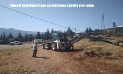 Tunceli’de su sorununu gidermek için sondaj çalışması başlatıldı