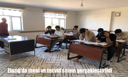 Elazığ’da Hafızlık Eğitiminde Meal ve Tecvid Sınavı Gerçekleşti