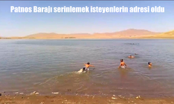 Patnos Barajı’nda Sıcaklardan Kaçış