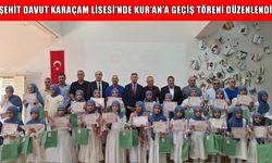 Muş’ta Şehit Davut Karaçam Kız Anadolu İmam Hatip Lisesi’nde “Kur’an-ı Kerim’e Geçiş Programı” düzenlendi