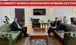 Muş Cumhuriyet Başsavcısı Kantar, Varto Kaymakamı Işık'ı ziyaret etti