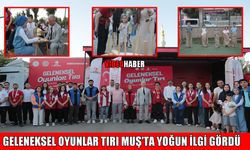 'Geleneksel Oyunlar Tırı', Muş’ta vatandaşlarla buluştu