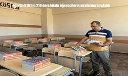 Ağrı’da Eğitim Yılı Öncesi Kitaplar Sıralara Bırakıldı