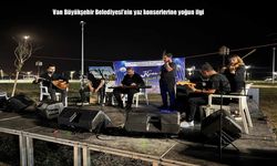 Van Büyükşehir Belediyesi Yaz Konserleri Müzikseverleri Buluşturdu