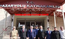 Bakan Yardımcısı Tarıkdaroğlu, Pazaryolu İlçesinde İncelemelerde Bulundu