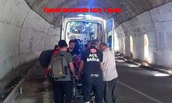 Tunceli’de Tünelde Dehşet: Motosiklet Kazasında 1 Kişi Yaralandı