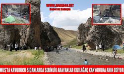 Kızılağaç kanyonu, Muş’ta doğal serinliğin adresi oldu