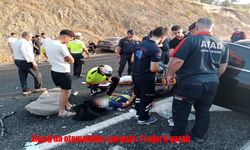 Elazığ'da trafik kazası: 1'i ağır 6 yaralı