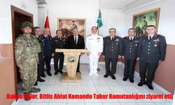 Bakan Güler, Ahlat Komando Tabur Komutanlığında denetlemelerde bulundu