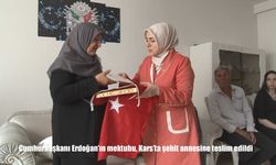 Cumhurbaşkanı Erdoğan’ın Mektubu Şehit Annesine Teslim Edildi