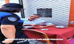 Iğdır’da Toplum Destekli Polis Ekipleri Esnafa Güvenlik Uyarılarında Bulundu