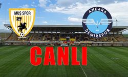 Muşspor-Ankara Demirspor maçı CANLI