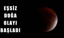 Muş’ta 82 dakika sürecek ‘kanlı ay tutulması’ başladı