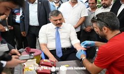 Erzurum Valisi Mustafa Çiftçi, 44. Kez Kan Bağışında Bulundu