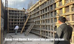 Susuz Yeni Devlet Hastanesi İnşaatında Hızla İlerleme Kaydediliyor