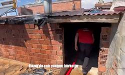 Elazığ’ın Kovancılar İlçesinde Çatı Yangını Mahalle Sakinlerini Korkuttu
