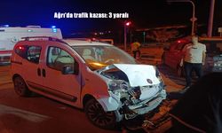 Ağrı’da trafik kazası: 3 yaralı