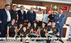 Speed Skating Spor Kulübü’nden Erzurum Gençlik ve Spor İl Müdürü Levent Çakmur’a Ziyaret