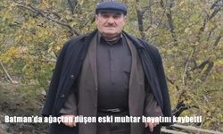 Batman’da Ceviz Toplarken Düşen Eski Muhtar Hayatını Kaybetti