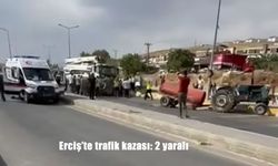 Erciş’te Beton Pompası ile Traktör Çarpıştı: 2 Yaralı