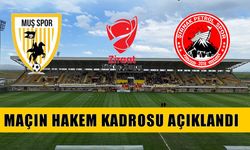 Muşspor’un Türkiye Kupası maçını yönetecek hakem kadrosu belli oldu