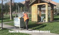 Bitlis’te Temizlik İşçisinden Örnek Davranış