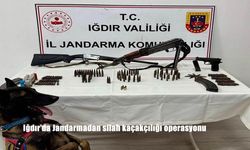 Iğdır’da Jandarma Silah Kaçakçılığı Operasyonunda Çok Sayıda Silah ve Mühimmat Ele Geçirildi