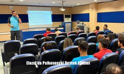 Elazığ’da Psikososyal Destek Eğitimi