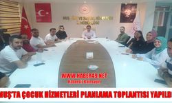 Muş'ta çocukların geleceği için stratejik toplantı: Hizmetler masaya yatırıldı