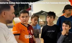 Yakutiye’de Başkan Uçar Gençlerle Bir Araya Gelerek Park Yenileme Sözünü Verdi