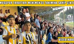 Muşspor taraftarı İzmir’de takımını yalnız bırakmadı
