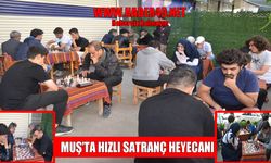 Satranç tutkunları Muş'ta buluştu