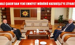 Muş Valisi Çakır, Emniyet Müdürü Kuzudişli ile görüştü